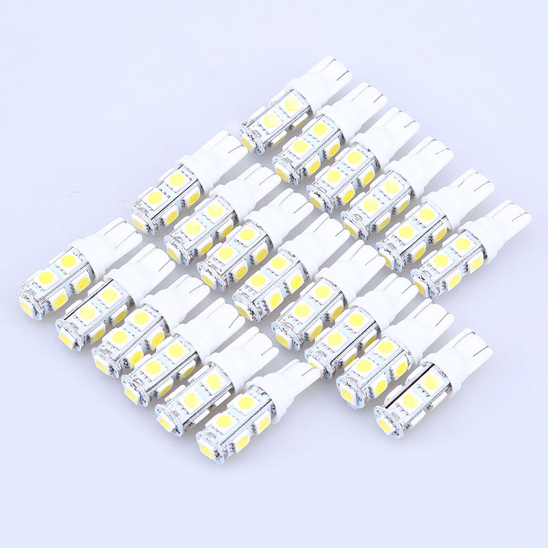 POSSBAY Wholesale 20 Pcs 9SMD T10 Dome Index Car LED Lamp Bulbs Wedge White Light DC12V Car Accessories, As pic
POSSBAY Wholesale 20 Pcs 9SMD T10 Dome Index Car LED Lamp Bulbs Wedge White Light DC12V Car Accessories, As pic