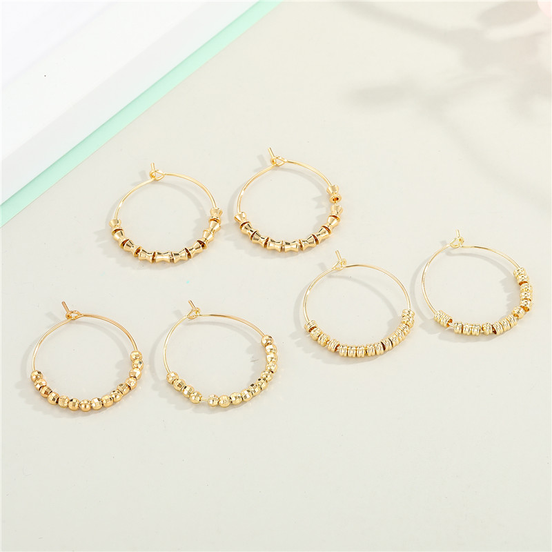 Hoop & Huggie 1 Pair Metal Bamboo Knot Round Bead Earrings For Women Gift Jewelry European Vintage Simple Shiny Big Circle
Hoop & Huggie 1 Pair Metal Bamboo Knot Round Bead Earrings For Women Gift Jewelry European Vintage Simple Shiny Big Circle
