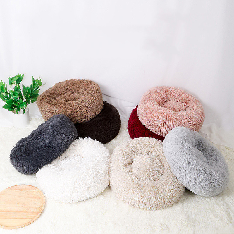 Dog Long Plush Dounts Beds Calming Bed Hondenmand Pet Kennel Super Soft Fluffy Comfortable for Large Dog / Cat House, Dark grey
Dog Long Plush Dounts Beds Calming Bed Hondenmand Pet Kennel Super Soft Fluffy Comfortable for Large Dog / Cat House, Dark grey