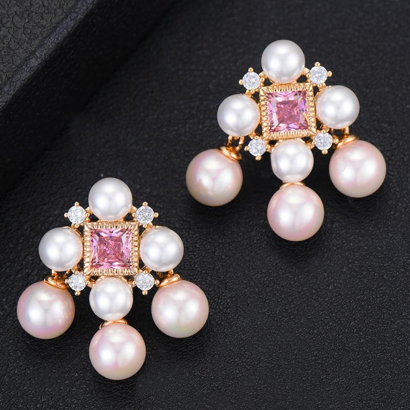 GODKI 30MM Luxury Spring Pink Dangle Earrings For Women Wedding Cubic Zircon Crystal Dubai Bridal Earrings Fashion Jewelry 2020
GODKI 30MM Luxury Spring Pink Dangle Earrings For Women Wedding Cubic Zircon Crystal Dubai Bridal Earrings Fashion Jewelry 2020