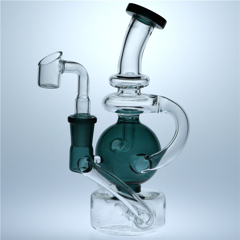Dark Green Ball Bongs Recycler Dab Rig Glass Water Bong Smoking Hookah 14mm Joint with Banger Glass Bong Cheap Glass Water Bongs
Dark Green Ball Bongs Recycler Dab Rig Glass Water Bong Smoking Hookah 14mm Joint with Banger Glass Bong Cheap Glass Water Bongs