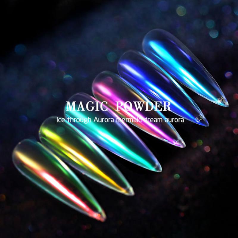 Hot Magic Nail Mirror Powder Aurora Mirror Ice Transparent Mermaid Powder Holographic Metallic Rose Gold TSLM1
Hot Magic Nail Mirror Powder Aurora Mirror Ice Transparent Mermaid Powder Holographic Metallic Rose Gold TSLM1