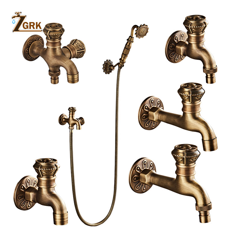 ZGRK Bibcock Faucet Retro Antique Brass Wall Mounted Bathroom Washing Machine Faucet Mop Sink Taps Outdoor Garden
ZGRK Bibcock Faucet Retro Antique Brass Wall Mounted Bathroom Washing Machine Faucet Mop Sink Taps Outdoor Garden