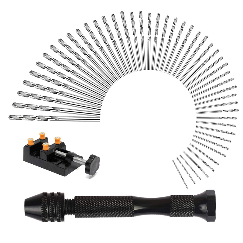 50 Pcs Pin Drill Set, Universal Multiple Size Pin Vice With A Mini Carving Clamp For Craft Carving,Diy,Woodworking,Jewelry Or Mo
50 Pcs Pin Drill Set, Universal Multiple Size Pin Vice With A Mini Carving Clamp For Craft Carving,Diy,Woodworking,Jewelry Or Mo