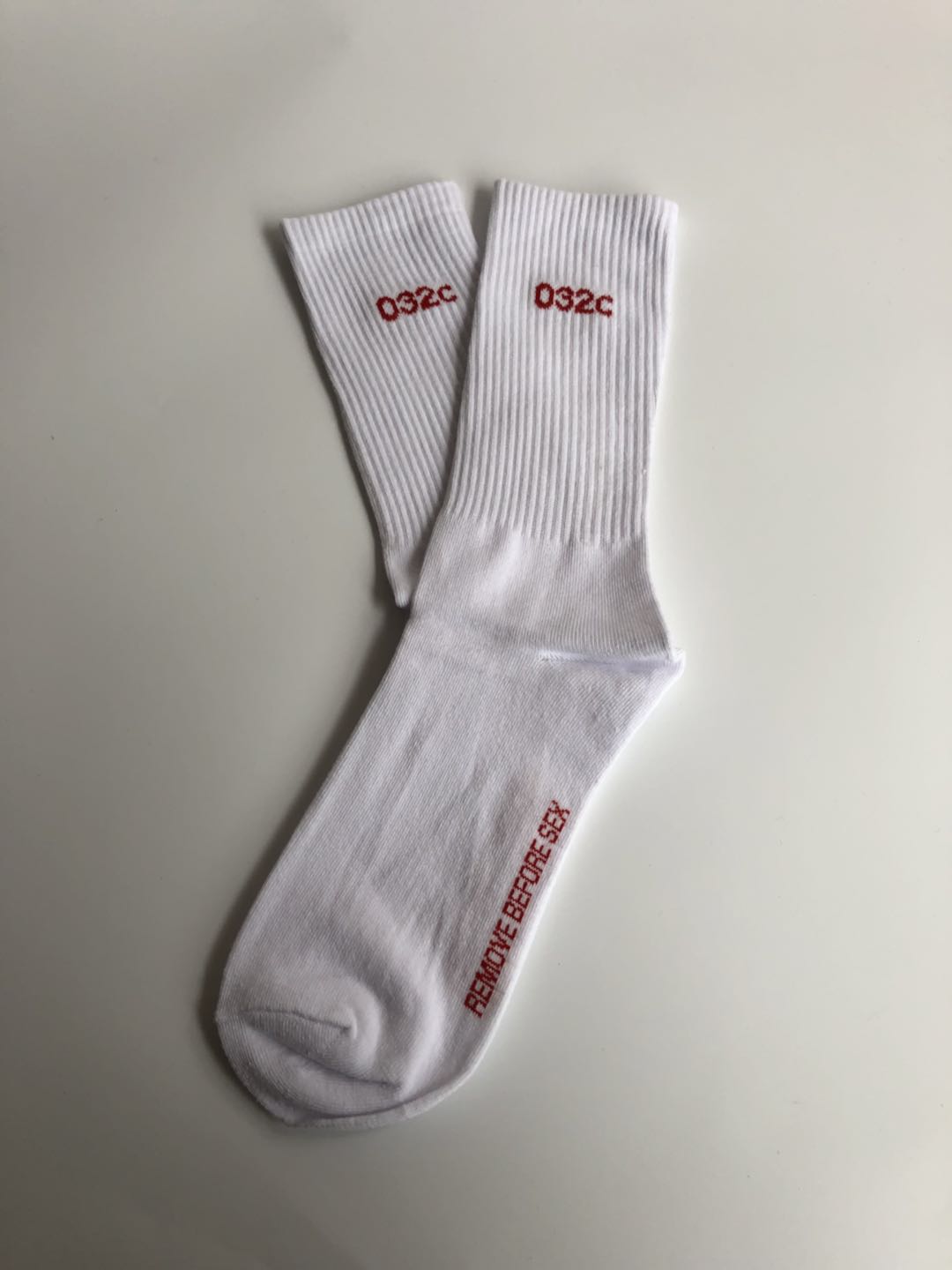 032C REMOVE BEFORE SEX men women socks letter jacquard cotton spring summer autumn socks hight quality