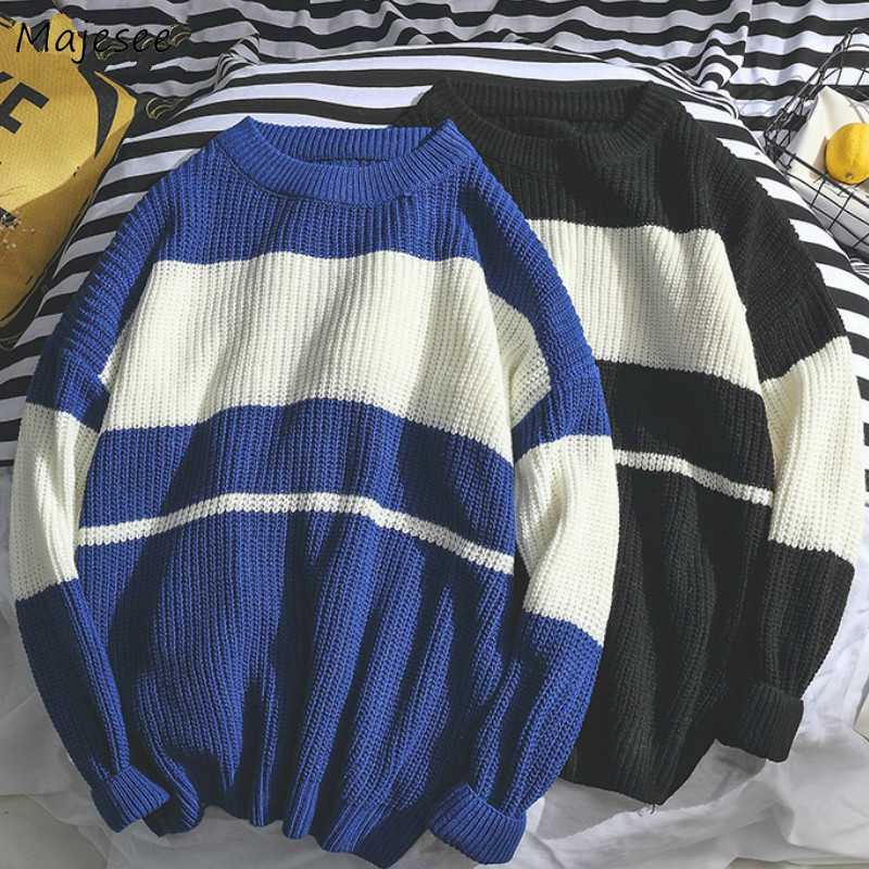 Sweater Men Simple Striped O-neck Harajuku Clothes Korean Fashion Mens Sweaters Plus Size Pullover Winter Warm Computer Knitted, Black
Sweater Men Simple Striped O-neck Harajuku Clothes Korean Fashion Mens Sweaters Plus Size Pullover Winter Warm Computer Knitted, Black