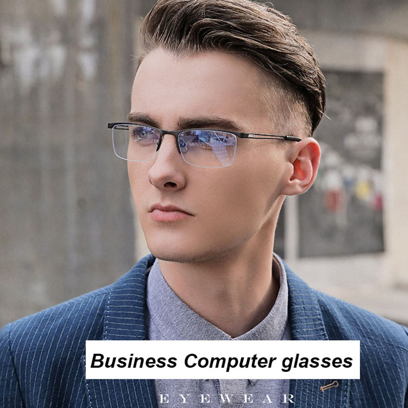 Anti Blue Light Computer Glasses Men Women Spectacle Frame Gaming Eyewear for Men Business Elite Half Frame Clear Glasses
Anti Blue Light Computer Glasses Men Women Spectacle Frame Gaming Eyewear for Men Business Elite Half Frame Clear Glasses