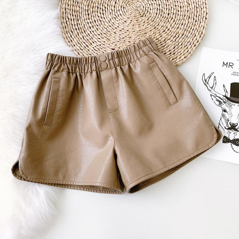 Autumn Winter Women PU Leather Shorts 2020 New Elastic High Waist Wide Leg Shorts Womens Clothing Loose PU Leather Short, Black
Autumn Winter Women PU Leather Shorts 2020 New Elastic High Waist Wide Leg Shorts Womens Clothing Loose PU Leather Short, Black