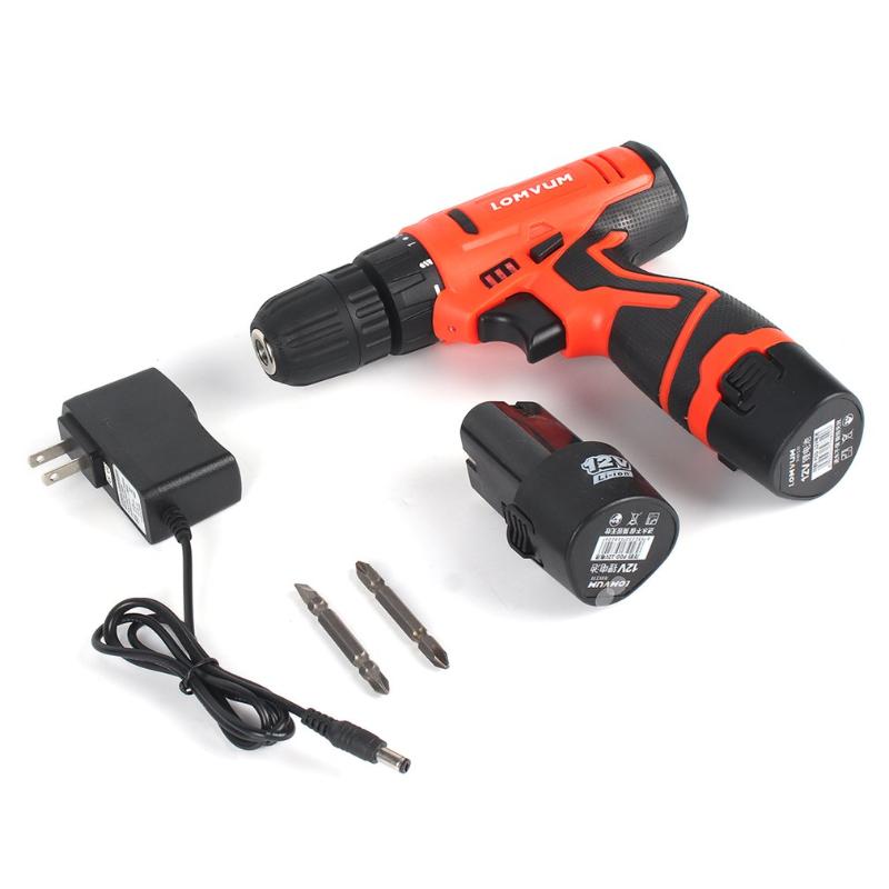LOMVUM 12V Electric Drill Waterproof Rechargeable Multifunction Electric Screwdriver Mini Cordless Drill DZ1201001-8 US
LOMVUM 12V Electric Drill Waterproof Rechargeable Multifunction Electric Screwdriver Mini Cordless Drill DZ1201001-8 US