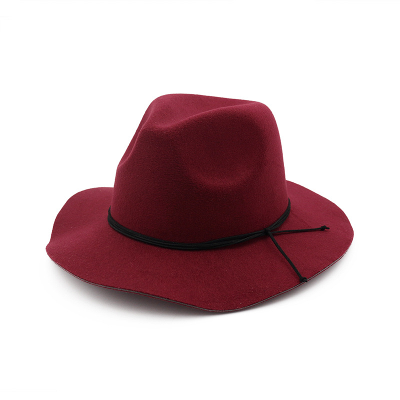 Fashion Wool Women Outback Fedora Hat For Winter Autumn ElegantLady Floppy Cloche Wide Brim Jazz Hats, Black
Fashion Wool Women Outback Fedora Hat For Winter Autumn ElegantLady Floppy Cloche Wide Brim Jazz Hats, Black