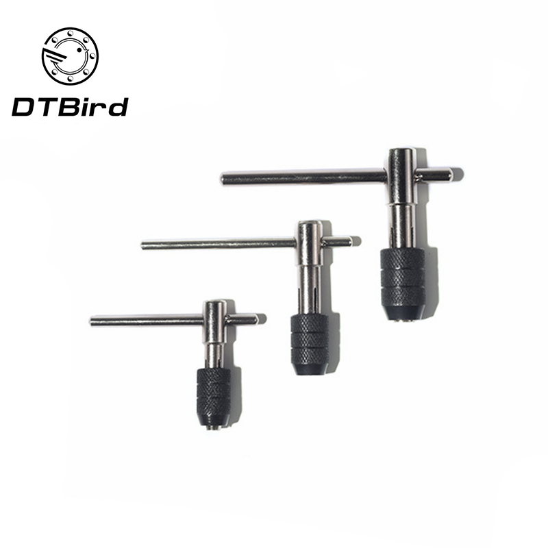 T-Handle Tap Wrench Chuck M3-M6 M5-M8 M6-M12 Hand Tool T Type Screw Tap Holder Handle Adjustable Screw Tapping Threading Tool
T-Handle Tap Wrench Chuck M3-M6 M5-M8 M6-M12 Hand Tool T Type Screw Tap Holder Handle Adjustable Screw Tapping Threading Tool