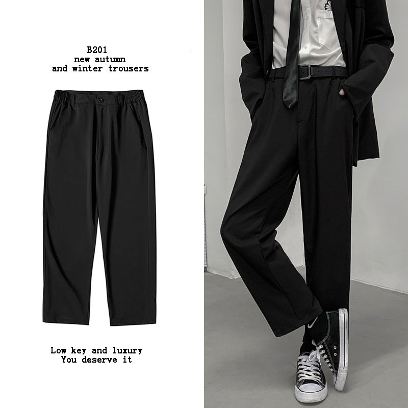 Autumn Straight Casual Pants Men's Fashion Business Black Dress Pants Men Streetwear Wild Loose Korean Suit Mens -3XL
Autumn Straight Casual Pants Men's Fashion Business Black Dress Pants Men Streetwear Wild Loose Korean Suit Mens -3XL
