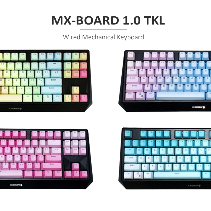 Original Cherry MX BOARD 1.0 TKL Wired Mechanical Gaming Keyboard with Customized PBT keycaps Cherry Switch Computer Gamer USB
Original Cherry MX BOARD 1.0 TKL Wired Mechanical Gaming Keyboard with Customized PBT keycaps Cherry Switch Computer Gamer USB