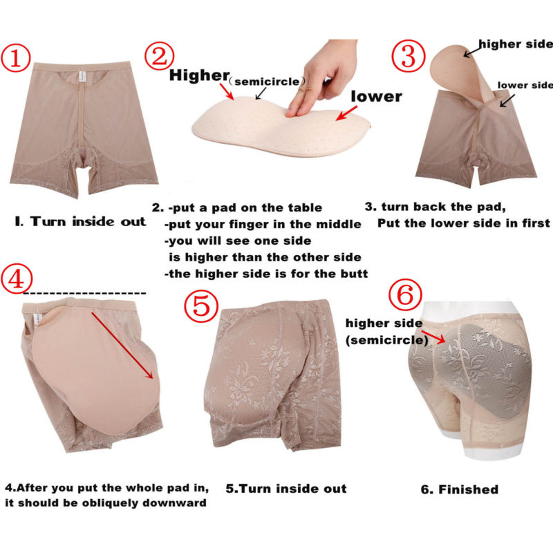 Miss Moly Invisible Butt Lifter Booty Hip Enhancer Body Shaper Padding Panty Push Up Bottom Shapewear Woman Modeling Panties 200922