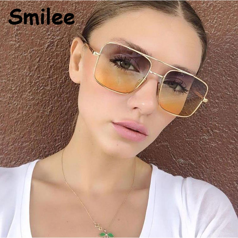 Sunglasses Brown Square For Women Gradient Metal Sun Glasses Men Double Beam Fashion Shades Lunette De Soleil UV400
Sunglasses Brown Square For Women Gradient Metal Sun Glasses Men Double Beam Fashion Shades Lunette De Soleil UV400