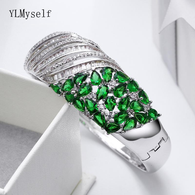 Large bangle beautiful Green Black CZ stones trendy accessories jewelry high quality jewellery big crystal Bracelet & bangles
Large bangle beautiful Green Black CZ stones trendy accessories jewelry high quality jewellery big crystal Bracelet & bangles