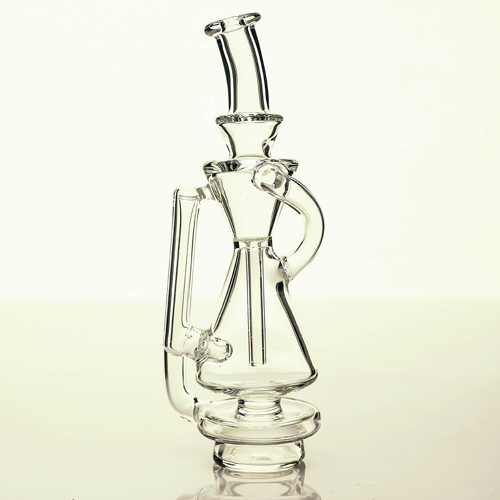 Premium Glass The New Style Carta Recycler with Thick Clear glass for Smoking Doughnut Dab the Focus V Carta Recycler
Premium Glass The New Style Carta Recycler with Thick Clear glass for Smoking Doughnut Dab the Focus V Carta Recycler