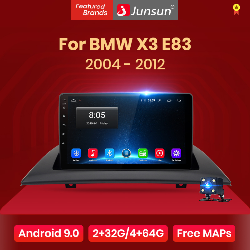 Junsun V1 2G+32G Android 9.0 For X3 E83 2004 - 2012 Car Radio Multimedia Video Player Navigation GPS 2 din dvd car dvd
Junsun V1 2G+32G Android 9.0 For X3 E83 2004 - 2012 Car Radio Multimedia Video Player Navigation GPS 2 din dvd car dvd