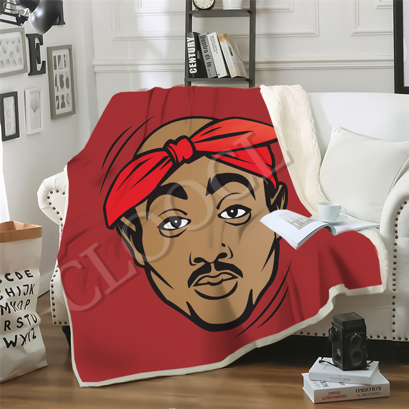 CLOOCL Rapper Amaru Shakur 2pac Tupa Blanket 3D Print Double Layer Fashion Casual Sofa Youth Bedding Throw Blankets
CLOOCL Rapper Amaru Shakur 2pac Tupa Blanket 3D Print Double Layer Fashion Casual Sofa Youth Bedding Throw Blankets