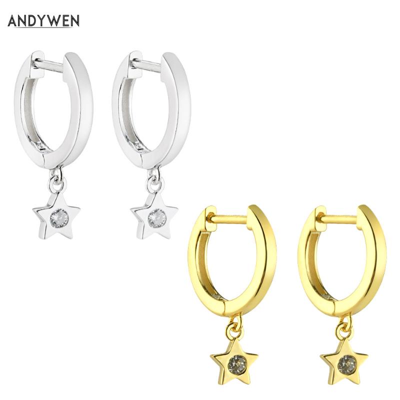ANDYWEN 925 Sterling Silver Big Good Hoops Star Crystal Pendant Huggies Cricle Round Pendant Jewelry For Women 2020 Fashion Ear
ANDYWEN 925 Sterling Silver Big Good Hoops Star Crystal Pendant Huggies Cricle Round Pendant Jewelry For Women 2020 Fashion Ear