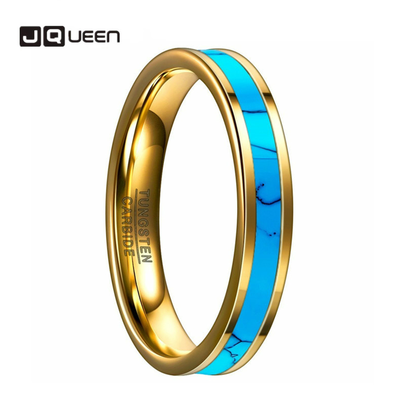 Tungsten Carbide Steel Rings 4MM Men Women Tungsten Ring Gold Color Inlay Blue Natural Stone Anniversary Wedding Ring
Tungsten Carbide Steel Rings 4MM Men Women Tungsten Ring Gold Color Inlay Blue Natural Stone Anniversary Wedding Ring