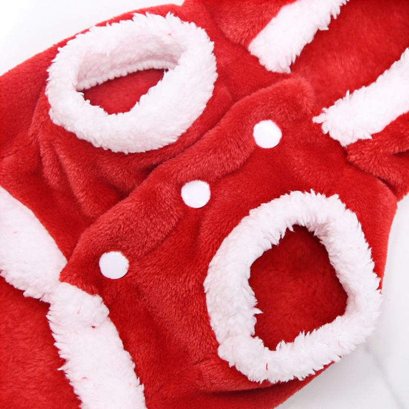 Dog Apparel Christmas Clothes Warm Pet Coat WIth Scarf Cat Costumes For Small Dogs Hoodies Halloween Puppy Jacket Chihuahua Sweater 35