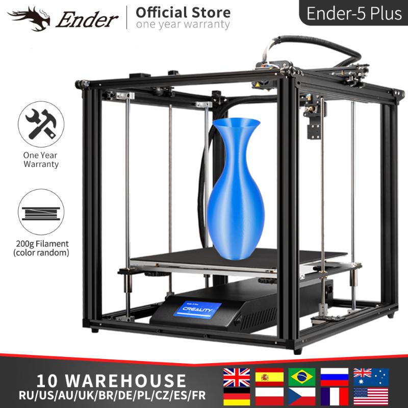 Ender-5 PLUS 3D printer Large size Auto leveling,Dual Z-axis Power off resume Creality 3D
Ender-5 PLUS 3D printer Large size Auto leveling,Dual Z-axis Power off resume Creality 3D