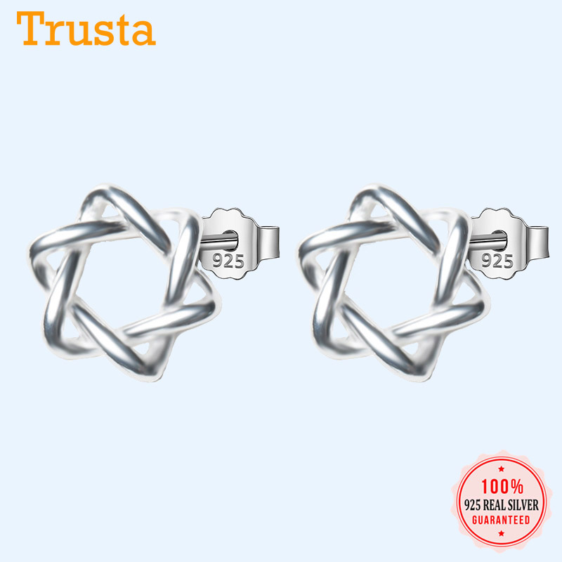 Trustdavis Newest 925 Sterling Silver Women's Jewelry Fashion Tiny 7mm Hexagram Stud Earrings For Girls Kid Lady Gift DS102
Trustdavis Newest 925 Sterling Silver Women's Jewelry Fashion Tiny 7mm Hexagram Stud Earrings For Girls Kid Lady Gift DS102