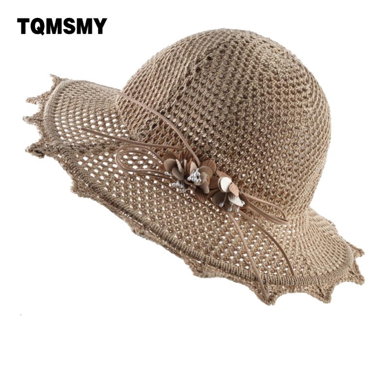 TQMSMY Summer Hats For Ladies Elegant Straw Cap With Flower Accessories Beach Floppy Caps Women Wide Brim Bucket ChapeauTMP69, Beige
TQMSMY Summer Hats For Ladies Elegant Straw Cap With Flower Accessories Beach Floppy Caps Women Wide Brim Bucket ChapeauTMP69, Beige