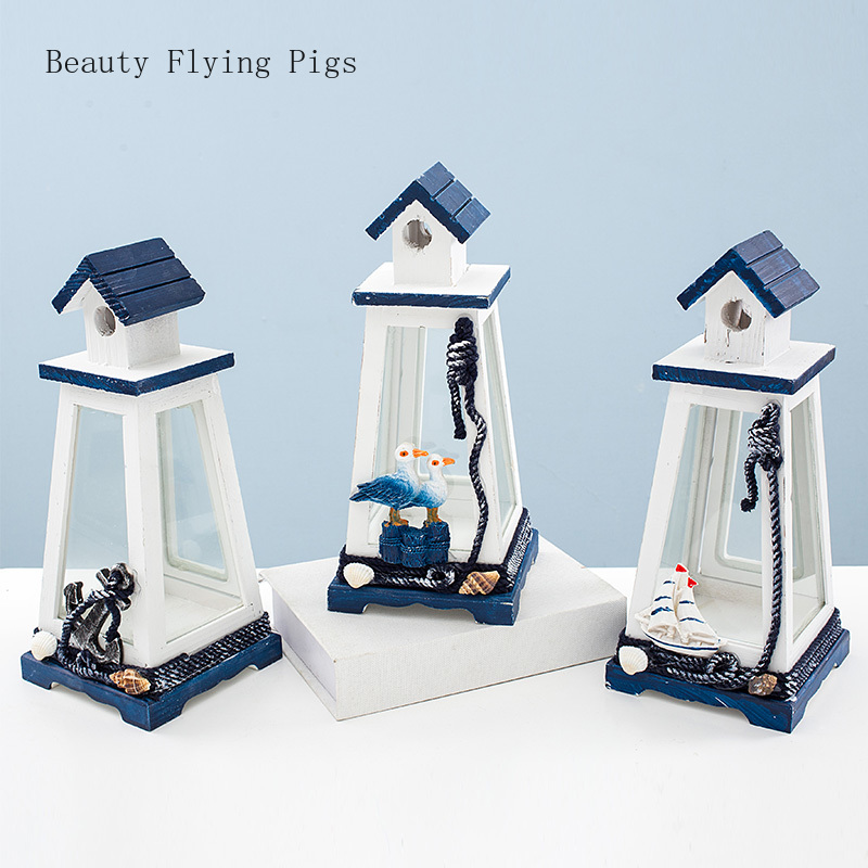 Nordic Mediterranean style wind lamp retro creative marine windproof tower sailing anchor lighthouse home wood decorations
Nordic Mediterranean style wind lamp retro creative marine windproof tower sailing anchor lighthouse home wood decorations