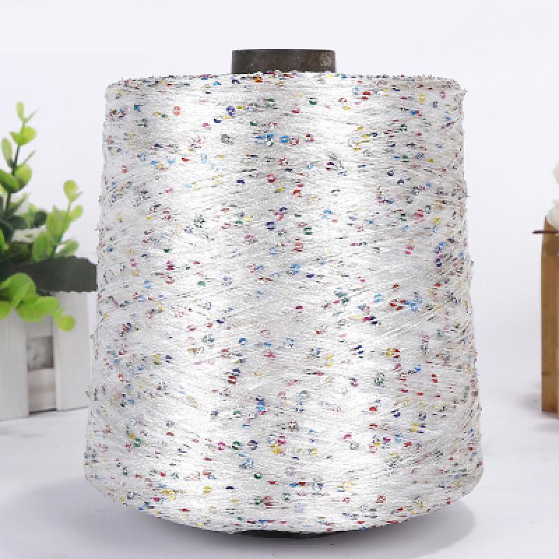 natural silk colorful unique sequins knitting yarn skein cashmere crochet yarn for knitting knit thread 200924