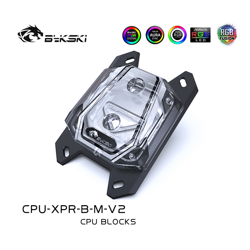 BYKSKI CPU RGB Watercooler For Ryzen AMD AM3 AM3+ AM4 ,INTEL LGA 1150 1151 1155 1156 X99 X299 Platform,RGB Edition
BYKSKI CPU RGB Watercooler For Ryzen AMD AM3 AM3+ AM4 ,INTEL LGA 1150 1151 1155 1156 X99 X299 Platform,RGB Edition