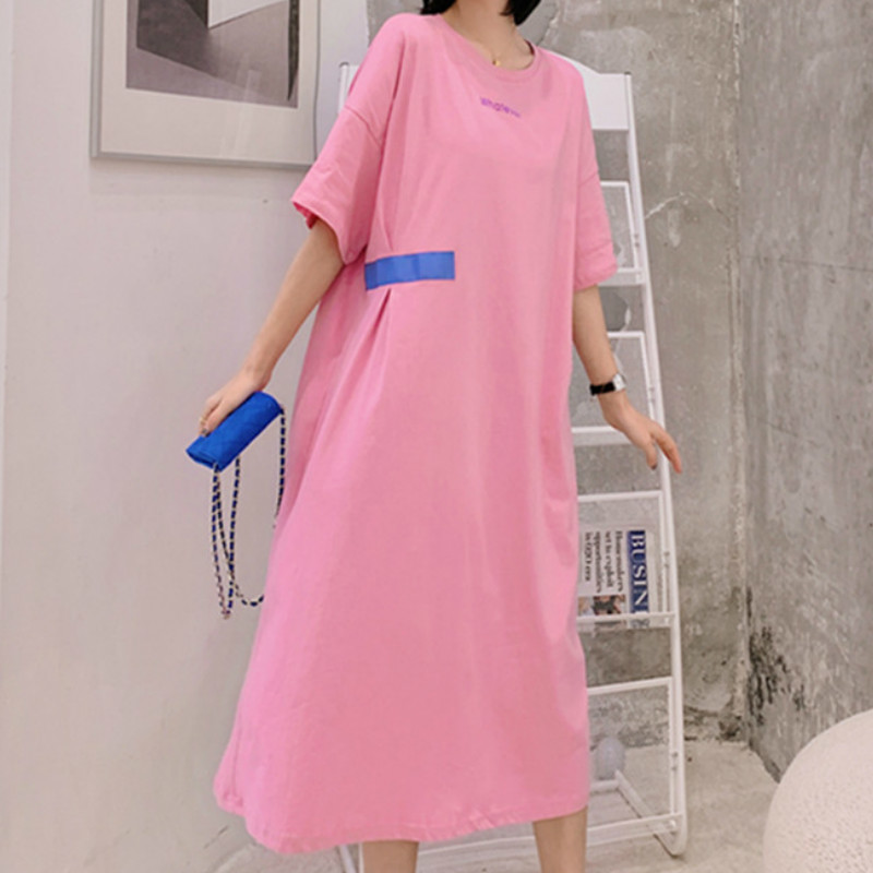 Casual Dresses Plus Size Women Dress Black Pink Fashion Short Sleeve Tshirt 90s Loose Letter Midi Female Clothes Summer
Casual Dresses Plus Size Women Dress Black Pink Fashion Short Sleeve Tshirt 90s Loose Letter Midi Female Clothes Summer