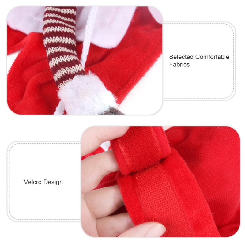 Dog Apparel Christmas Clothes Dogs Horse Riding Cosplay With Faceless Doll Pet Clothing For Puppy