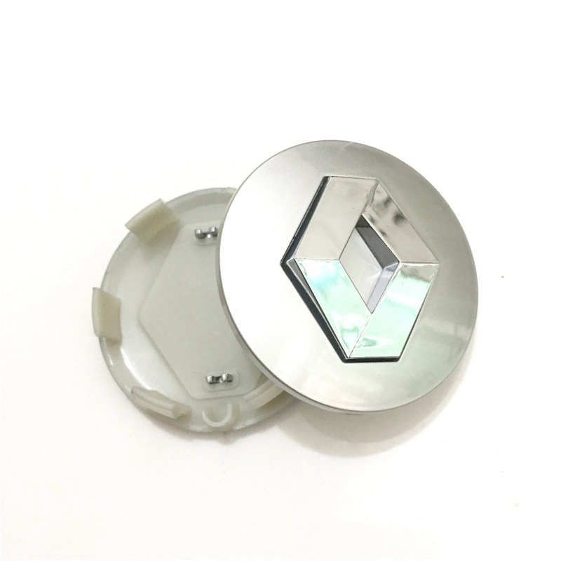 57mm Silver ABS Wheel Center Hub Caps car Rims Cover Emblem badge Fit for Renault Clio Megane Scenic Laguna TwinGo