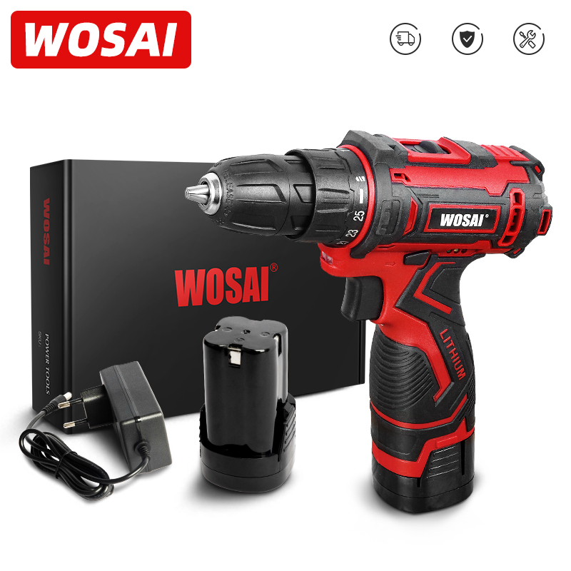 WOSAI 16V MT Series Electric Screwdriver Cordless Drill Lithium Battery Drill 25+1 Torque Settings 3/8-Inch 2-Speed Power Tools
WOSAI 16V MT Series Electric Screwdriver Cordless Drill Lithium Battery Drill 25+1 Torque Settings 3/8-Inch 2-Speed Power Tools