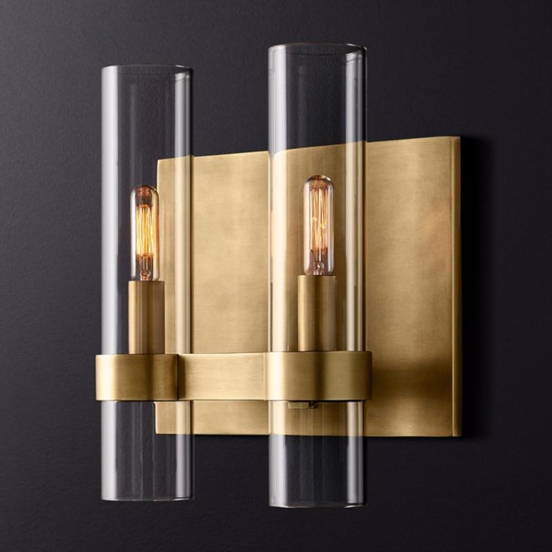 RH Nordic glass wall lamps 2 heads post-modern bedroom bedside wall light fixture cafe bar restaurant aisle stair sconces
RH Nordic glass wall lamps 2 heads post-modern bedroom bedside wall light fixture cafe bar restaurant aisle stair sconces