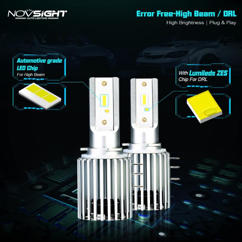 NOVSIGHT Leb Bulb Headlight Bulbs 60W 10000LM 6500K Auto LED Headlamp 12V White Fog Light H4 H7 H11 H3 H10 For Auto
NOVSIGHT Leb Bulb Headlight Bulbs 60W 10000LM 6500K Auto LED Headlamp 12V White Fog Light H4 H7 H11 H3 H10 For Auto