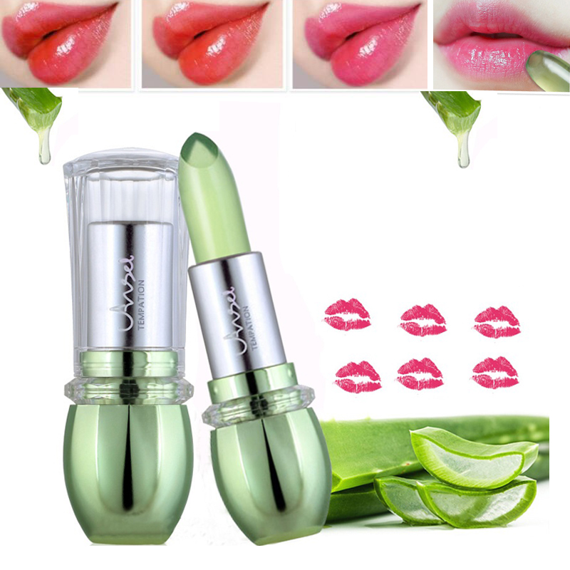 Sexy Moisture Lip Aloe Vera Natural Lipbalm Temperature Changed Color Lipstick Long Lasting Nourish Protect Lips Care TSLM2, 06
Sexy Moisture Lip Aloe Vera Natural Lipbalm Temperature Changed Color Lipstick Long Lasting Nourish Protect Lips Care TSLM2, 06