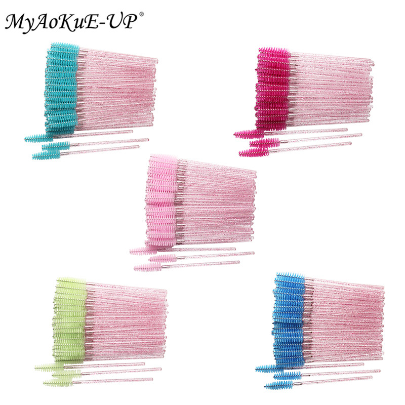 200pcs Crystal Handle Disposable Mascara Wands Eyelash Extension Makeup Brushes Eyelashes Brush
200pcs Crystal Handle Disposable Mascara Wands Eyelash Extension Makeup Brushes Eyelashes Brush