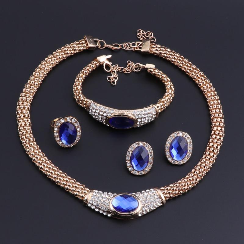 OEOEOS Jewelry Sets For Women Blue Oval Pendant Crystal Necklace Earrings Bracelet Ring Silver Plated Wedding Jewelry Sets, As pic
OEOEOS Jewelry Sets For Women Blue Oval Pendant Crystal Necklace Earrings Bracelet Ring Silver Plated Wedding Jewelry Sets, As pic
