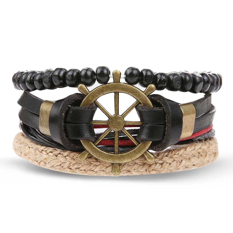 Vienkim 2020 Vintage Bohemia 4 Pcs/Set Bead Multilayer Leather Bracelet For Men Punk Wristband Bracelets Bangles Pulsera Jewelry
Vienkim 2020 Vintage Bohemia 4 Pcs/Set Bead Multilayer Leather Bracelet For Men Punk Wristband Bracelets Bangles Pulsera Jewelry