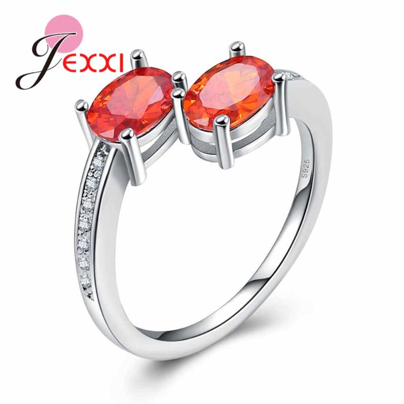 NEW Fashion Jewelry Two Stone Orange Crystal 925 Sterling Silver Rings For Girl Friend Birthday Gifts
NEW Fashion Jewelry Two Stone Orange Crystal 925 Sterling Silver Rings For Girl Friend Birthday Gifts