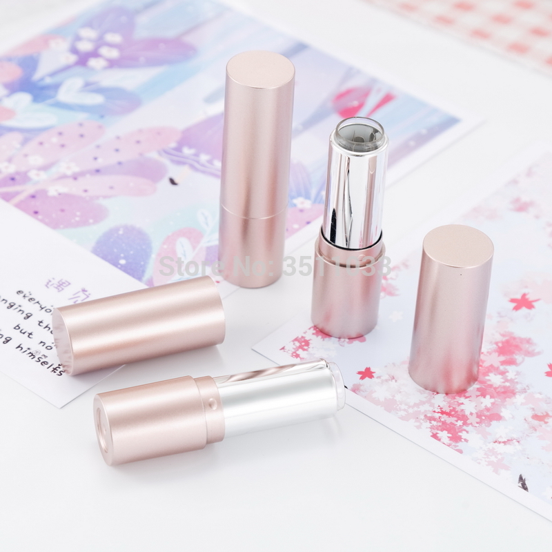 12.1mm Frosted Rose Gold Lipstick Tube Empty Plastic Lip Bam Tube Cosmetic Lip Rouge Refillable Containers Round Accessories
12.1mm Frosted Rose Gold Lipstick Tube Empty Plastic Lip Bam Tube Cosmetic Lip Rouge Refillable Containers Round Accessories