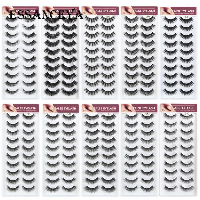ESSANCEYA 10 Pairs 3D Faux Mink Eyelashes Natural Thick Long False Eyelashes Dramatic Fake Lashes Extension Tools Kit
ESSANCEYA 10 Pairs 3D Faux Mink Eyelashes Natural Thick Long False Eyelashes Dramatic Fake Lashes Extension Tools Kit