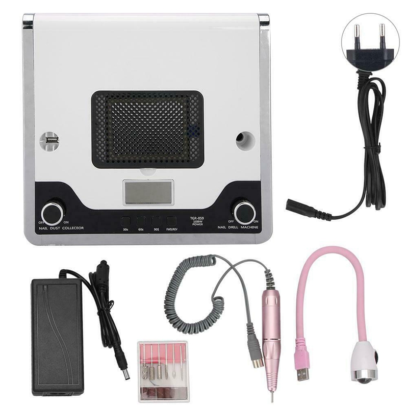4 in 1 Multifunction Nail Lamp Nail Dust Suction Collector Cleaner Grinding Machine With Light Art Salon Manicure Tools
4 in 1 Multifunction Nail Lamp Nail Dust Suction Collector Cleaner Grinding Machine With Light Art Salon Manicure Tools