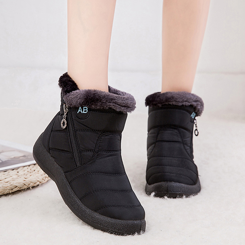 New Snow Boots Women's Boots Non-Slip Winter Fahsion Fur Warm Ankle for Women Down Waterproof Casual Females Booties, Black
New Snow Boots Women's Boots Non-Slip Winter Fahsion Fur Warm Ankle for Women Down Waterproof Casual Females Booties, Black