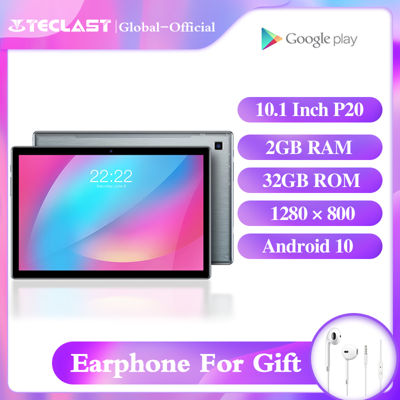 Newest Teclast Tablet P20 10.1Inch Android 10 2GB RAM 32GB ROM 1280×800 6000mAh Battary Octa Core AI Speed-up, Black
Newest Teclast Tablet P20 10.1Inch Android 10 2GB RAM 32GB ROM 1280×800 6000mAh Battary Octa Core AI Speed-up, Black