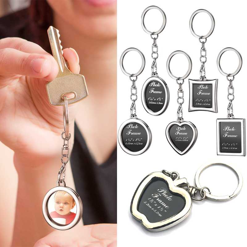 2020 Creative Fashion Gift Metal Alloy Mini Picture Frame Keyring Photo Insert Keychain Valentine's Day Gifts
2020 Creative Fashion Gift Metal Alloy Mini Picture Frame Keyring Photo Insert Keychain Valentine's Day Gifts