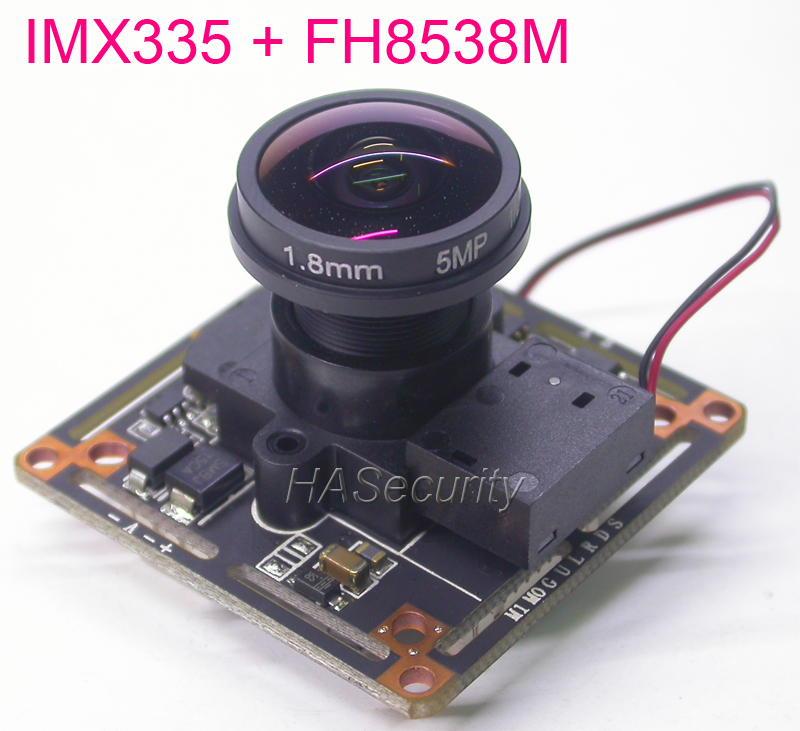 Fisheye Lens AHD 5MP 4MP 1/2.8 STARVIS IMX335 CMOS image sensor + FH8538 CCTV camera module PCB board +IRC +OSD cable
Fisheye Lens AHD 5MP 4MP 1/2.8 STARVIS IMX335 CMOS image sensor + FH8538 CCTV camera module PCB board +IRC +OSD cable